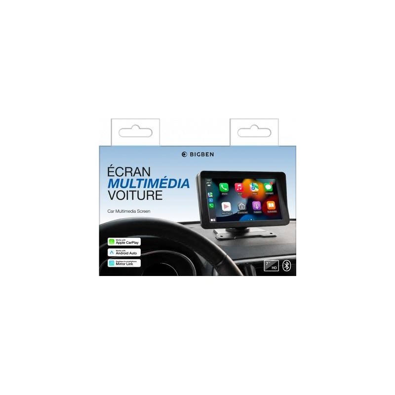 Écran multimédia 7" CarPlay Android Auto pour voiture | SmartOne