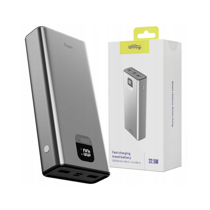 Allity APB-100 20000 mAh 22,5W | Batterie externe USB-C