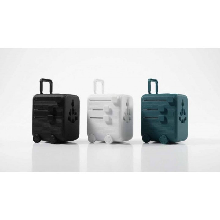 Luggie - Adaptateur universel de voyage avec ports USB-C et USB-A