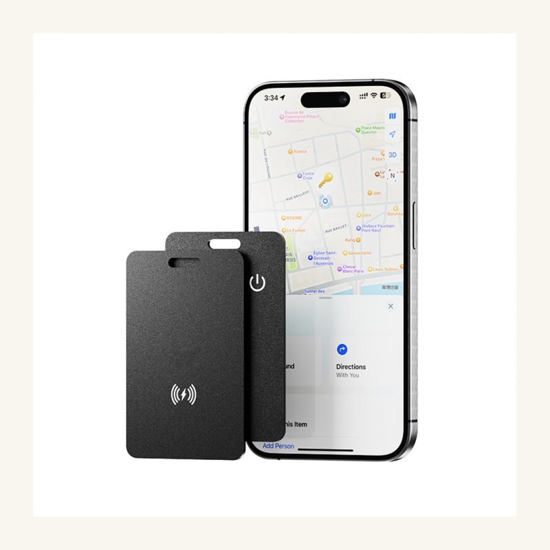 ICE-CARD Xoopar : Carte Tracker Rechargeable par Induction | SmartOne