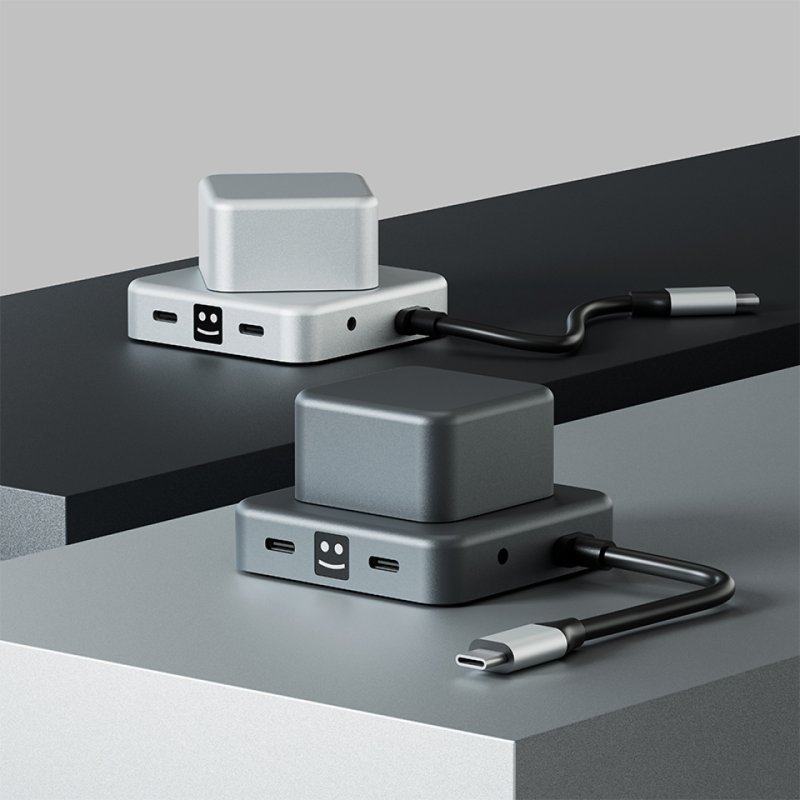 Xoopar CUBBI – Hub de Charge 7-en-1 USB-C, USB-A, HDMI et Audio
