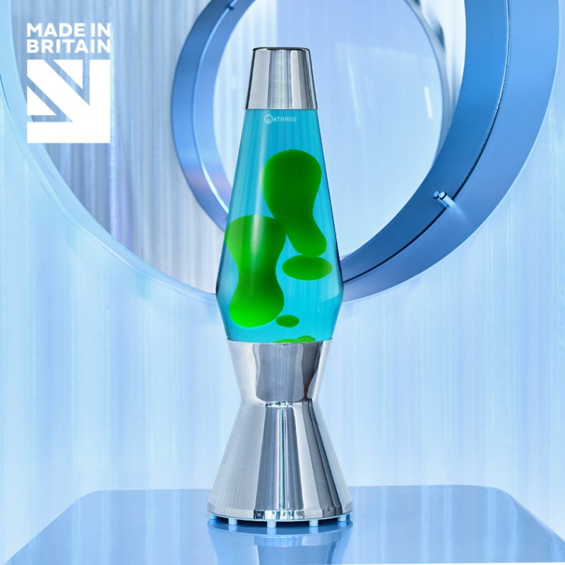 Lampe à lave Astro Mathmos Argent | Design rétro connecté