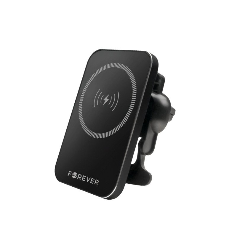 Forever MACH-100 - Support Voiture Magnétique avec Ładowanie Bezprzewodowe 15W Noir