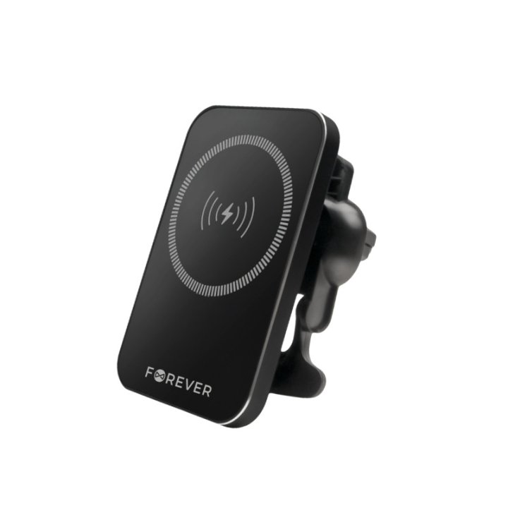 Forever MACH-100 - Support Voiture Magnétique avec Ładowanie Bezprzewodowe 15W Noir