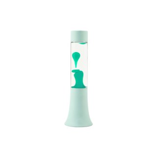 Itotal - Flared Lava Lamp - Pastel Green - 37 cm