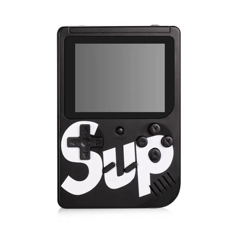 R2Invest SUP 401 - Console de jeu rétro portable 400 jeux - Noir