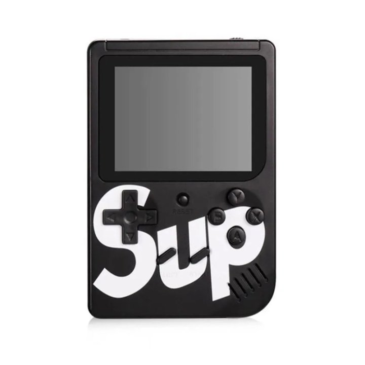 R2Invest SUP 401 - Console de jeu rétro portable 400 jeux - Noir