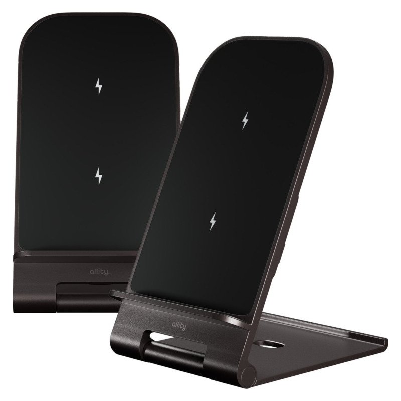 Allity AWC-100-15W - Chargeur Inductif 15W Graphite Support Pliable