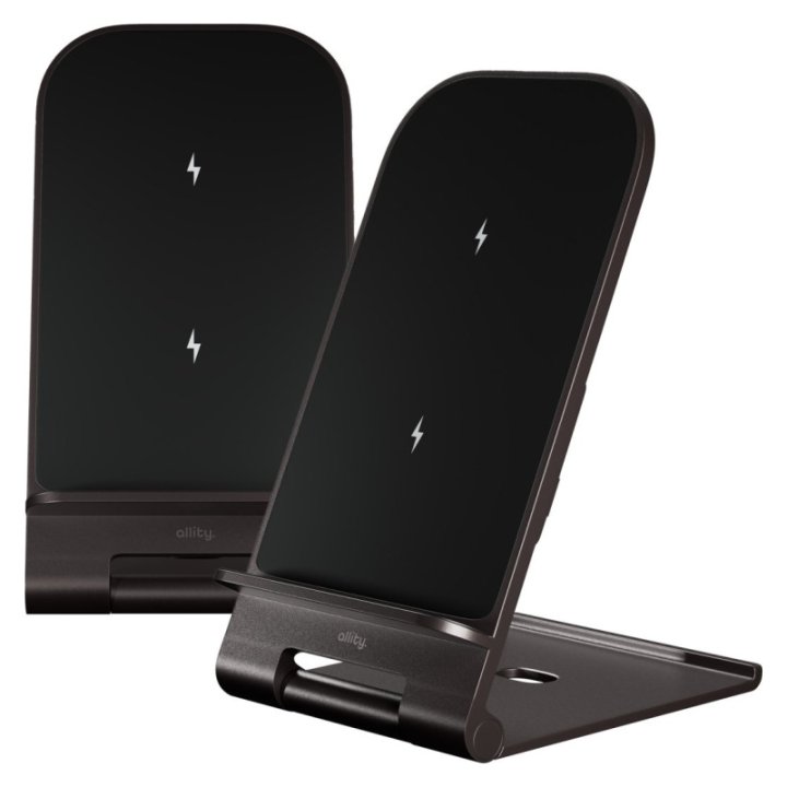 Allity AWC-100-15W - Chargeur Inductif 15W Graphite Support Pliable