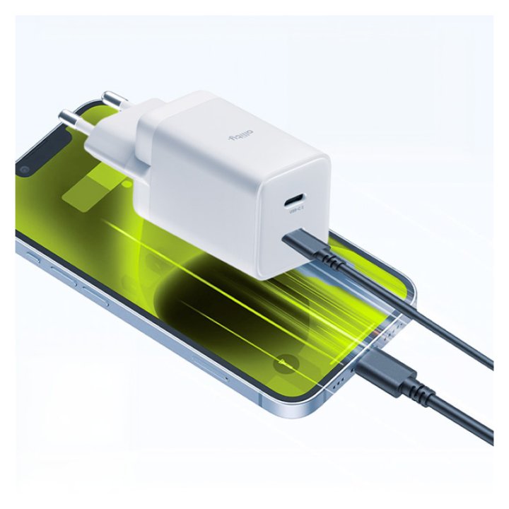 Allity ATC-01-45WCC - Chargeur secteur GaN 45W 2x USB-C blanc
