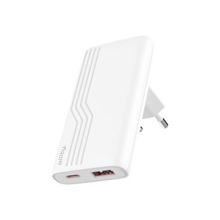Allity ATC-02-65WAC - Chargeur Secteur GaN 65W USB-C + USB-A Blanc