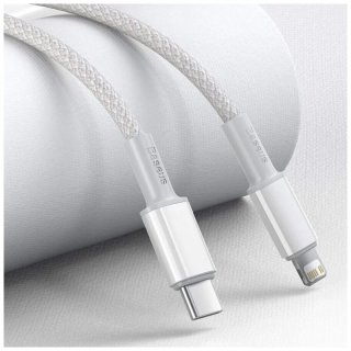 Baseus - Câble USB-C vers Lightning 20 W Power Delivery 2 m tressé - CATLGD-A02 - Blanc