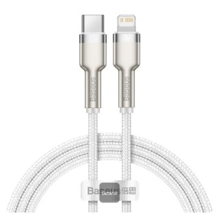 Baseus - Câble USB-C vers Lightning Cafule - PD 20 W - 1 m - Blanc