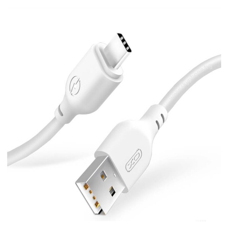 XO - Câble USB-A vers USB-C 2 m 2,1 A - NB103 - Blanc