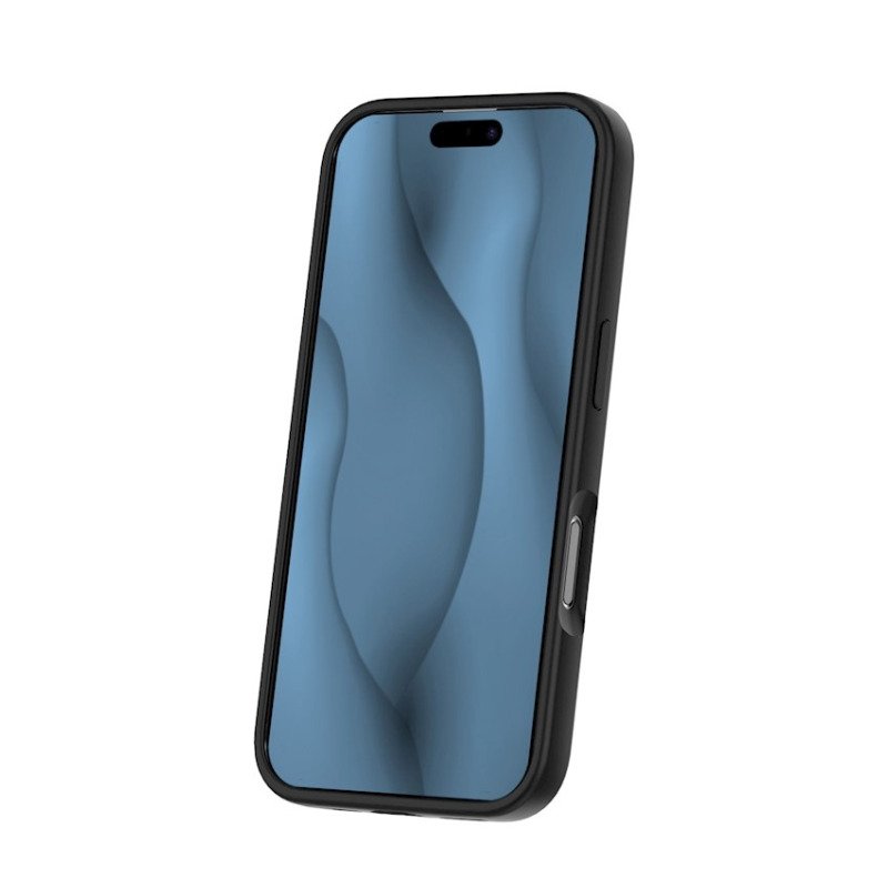 Coque MagSafe silicone fine pour iPhone – du 12 au 18 Pro Max – iPhone 16 Pro Max – Noir
