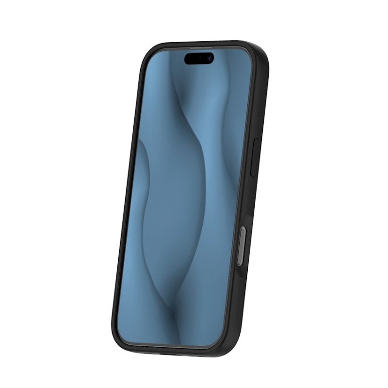 Coque MagSafe silicone fine pour iPhone – du 12 au 18 Pro Max – iPhone 16 Pro – Noir