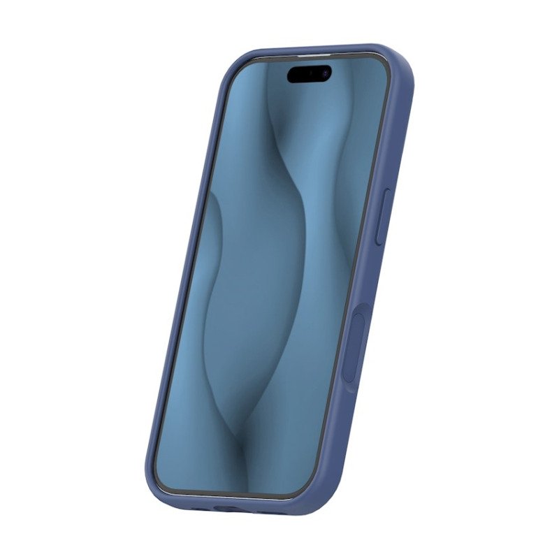 Coque MagSafe silicone fine pour iPhone – du 12 au 18 Pro Max – iPhone 17 / 18 – Bleu marine