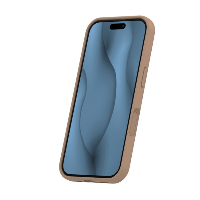 Coque MagSafe silicone fine pour iPhone – du 12 au 18 Pro Max – iPhone 17 / 18 – Marron