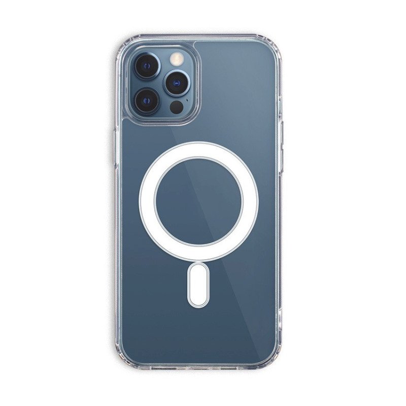 Coque MagSafe transparente anti-choc 1,5 mm pour iPhone – du 12 au 18 Pro Max – iPhone 12 / 12 Pro