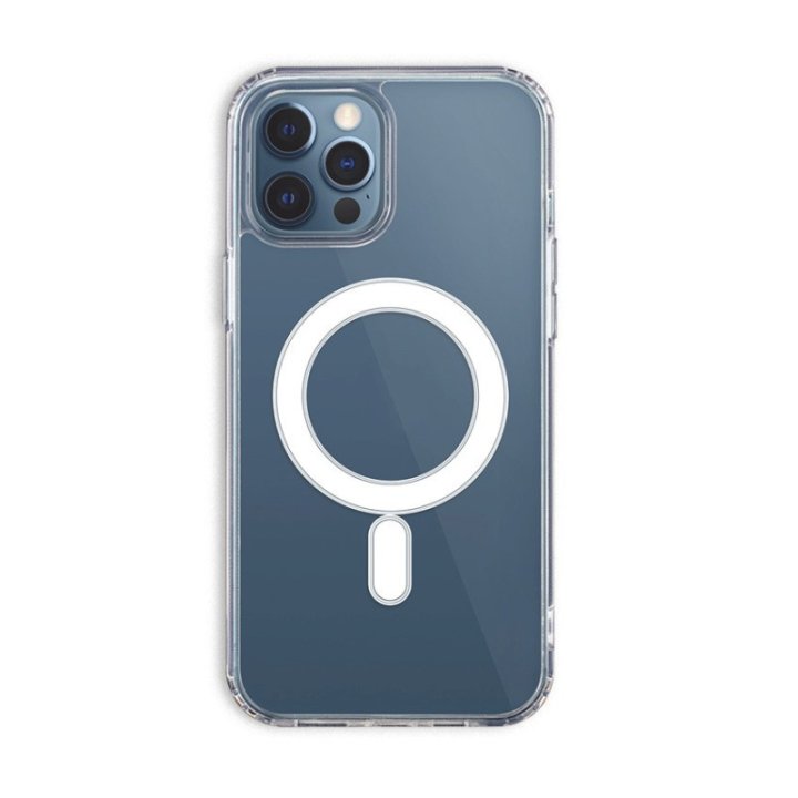 Coque MagSafe transparente anti-choc 1,5 mm pour iPhone – du 12 au 18 Pro Max – iPhone 12 / 12 Pro