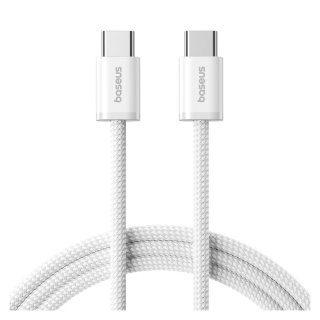 Baseus - Câble USB-C vers USB-C 100 W - Dynamic 4 Series - 1 m - Blanc Moon White