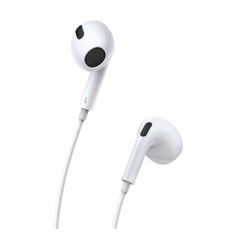 Baseus - Écouteurs intra-auriculaires filaires USB-C avec micro - Encok C17 (NGCR010002) - Blanc