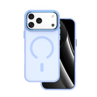 Coque MagSafe Frozen à dos mat et anneau visible – iPhone 17 Pro / 18 Pro – iPhone 17 Pro / 18 Pro – Bleu clair