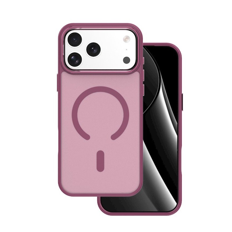 Coque MagSafe Frozen à dos mat et anneau visible – iPhone 17 Pro / 18 Pro – iPhone 17 Pro / 18 Pro – Rouge