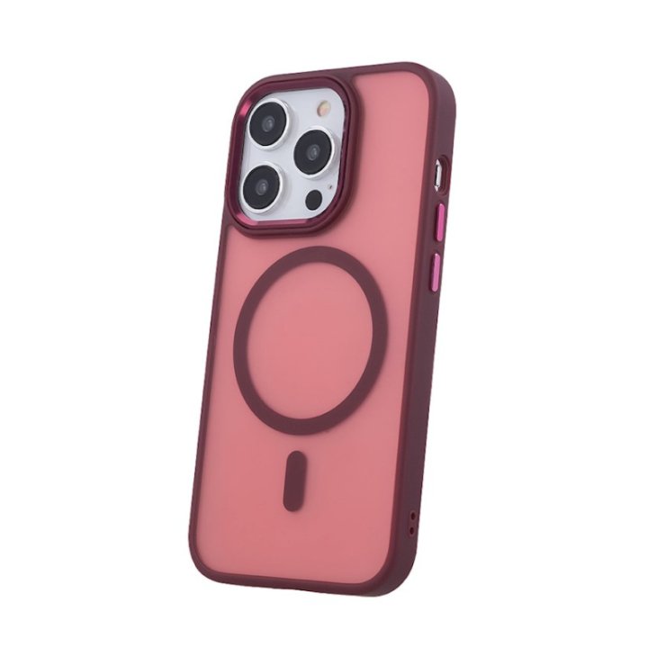 Coque MagSafe Frozen à dos mat et anneau visible – iPhone 17 Pro / 18 Pro – iPhone 17 Pro / 18 Pro – Rouge