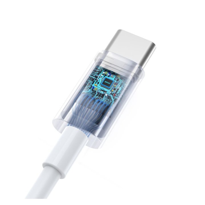 BWOO - Écouteurs filaires USB-C avec micro - HF175 - Blanc