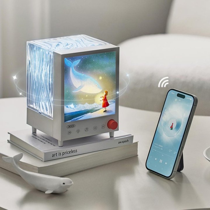 Projecteur et Enceinte - Aurora OZ14 - Blanc