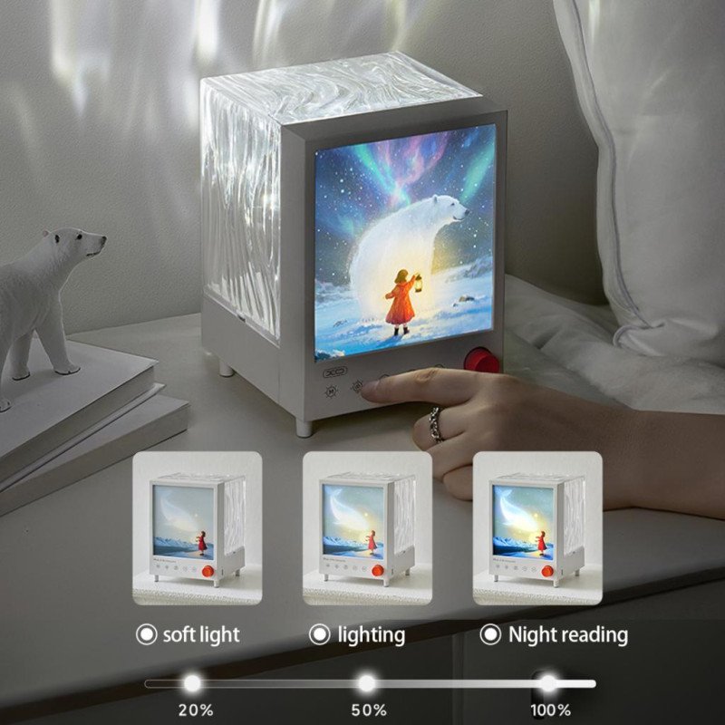 Projecteur et Enceinte - Aurora OZ14 - Blanc