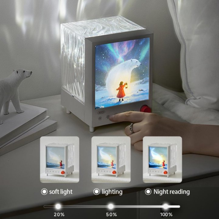 Projecteur et Enceinte - Aurora OZ14 - Blanc