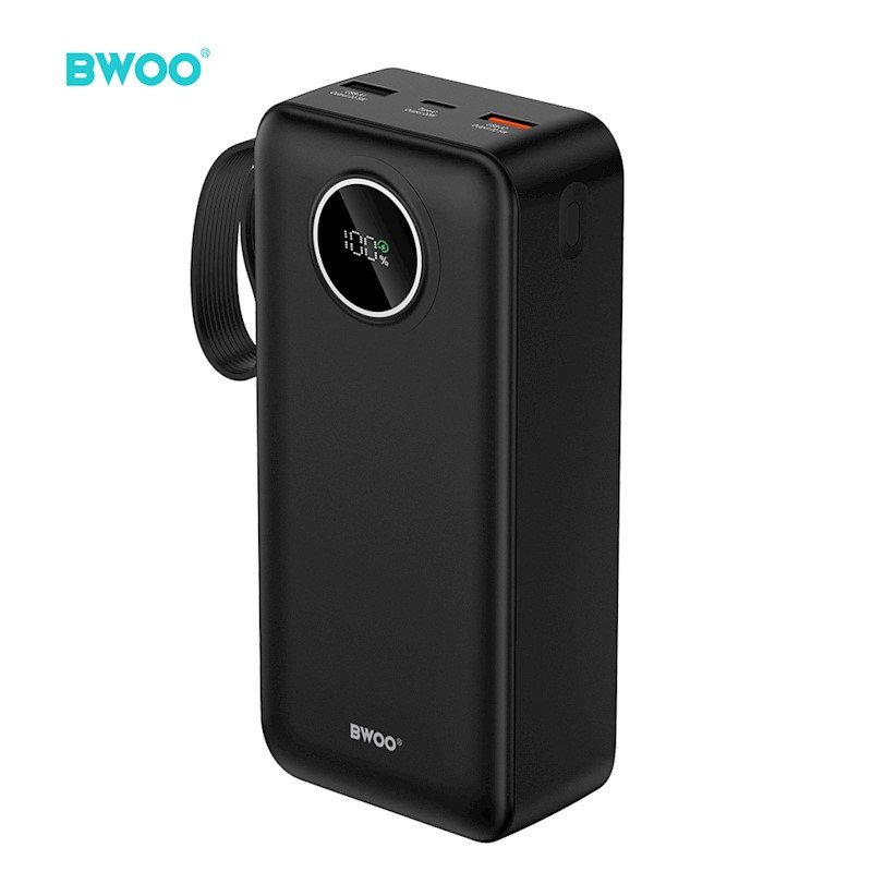 Batterie externe - 30 000 mAh Quick Charge 22,5W - Noir