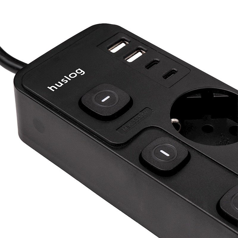 Multiprise - HUS1053 - Noir
