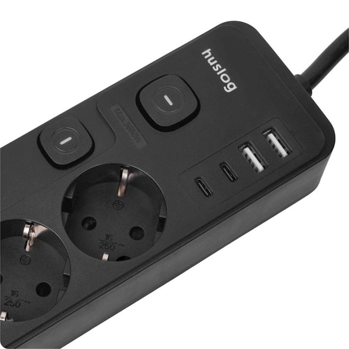 Multiprise - HUS1053 - Noir
