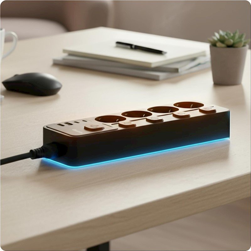 Multiprise - HUS1053 - Noir