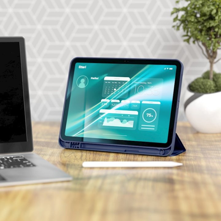 Étui - Folio pour iPad 7 2019 / 8 2020 / 9 2021 - Bleu foncé