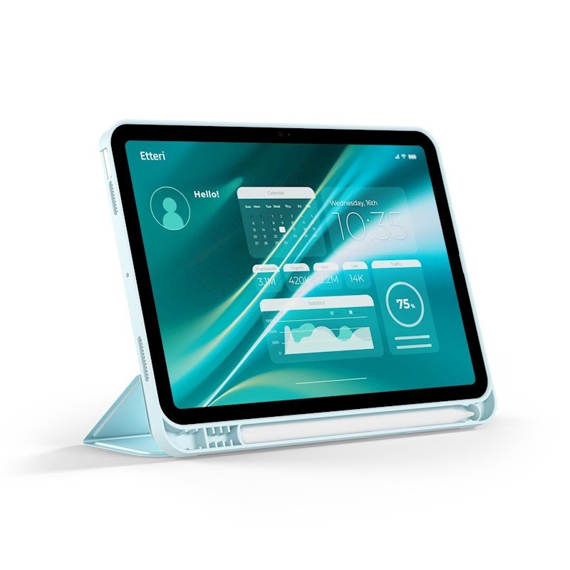 Étui - Folio pour iPad 7 2019 / 8 2020 / 9 2021 - Bleu clair