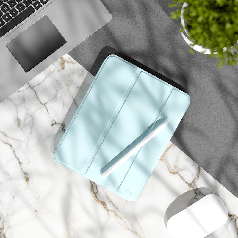 Étui - Folio pour iPad Air 4 2020 / 5 2022 / 6 2024 / 7 2025 - Bleu clair