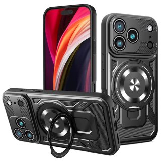 Coque - Defender Armor Mag pour iPhone 17 Pro - Noir