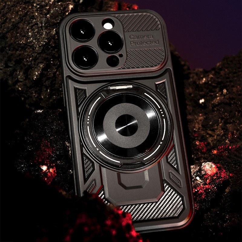 Coque - Defender Armor Mag pour iPhone 17 Pro - Noir