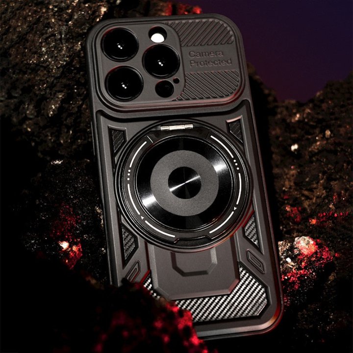 Coque - Defender Armor Mag pour iPhone 17 Pro - Noir