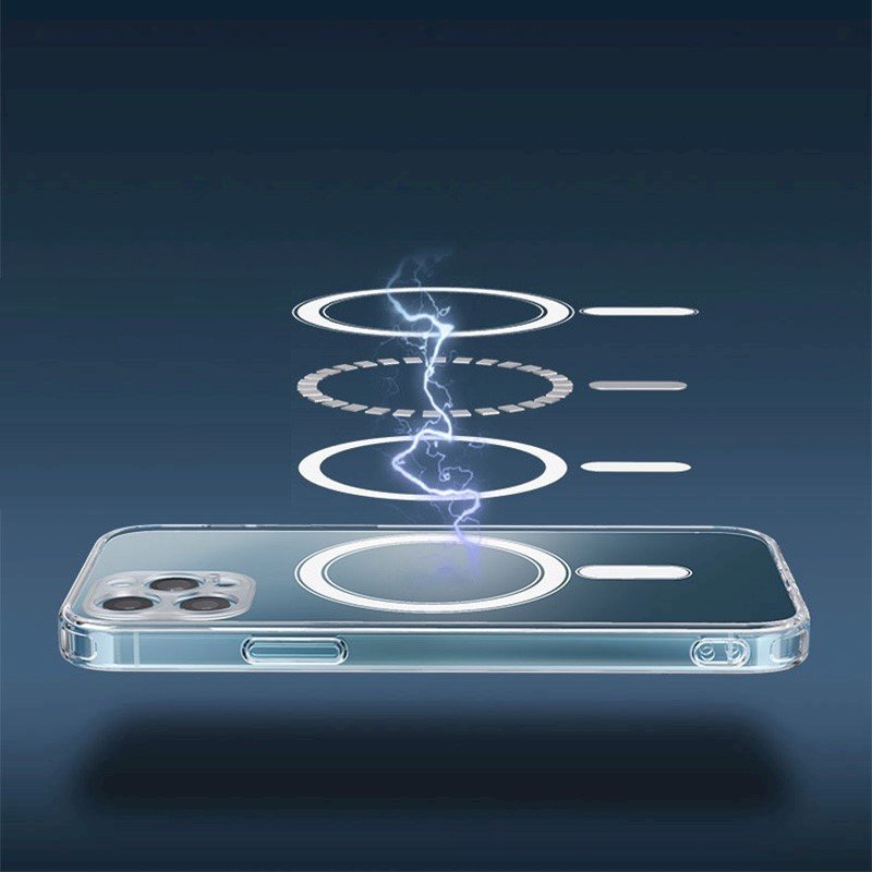 Coque - Anti Shock Mag Safe pour iPhone 16 6,1" - Transparent