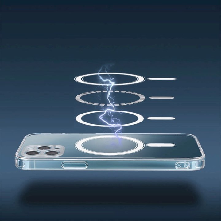 Coque - Anti Shock Mag Safe pour iPhone 16 6,1" - Transparent