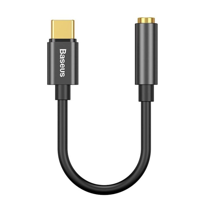 Adaptateur - Audio L54 - Type C vers Jack 3,5 mm - Noir