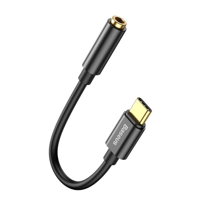 Adaptateur - Audio L54 - Type C vers Jack 3,5 mm - Noir