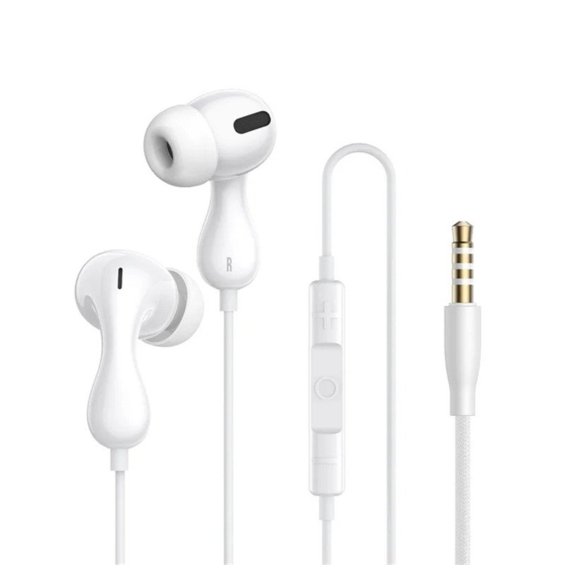 Écouteur filaire - HF Encok HZ20 - Blanc