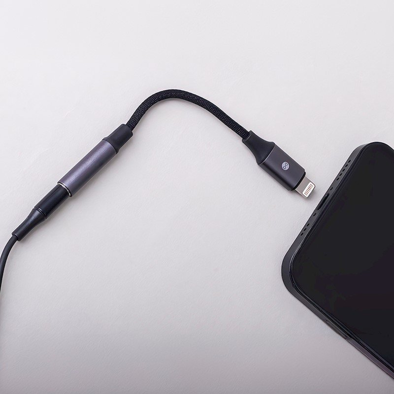 Adaptateur Audio - AJL-01 Lightning vers Jack 3,5 mm - Noir