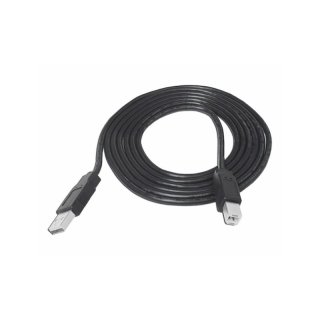 Câble pour imprimante - USB A mâle vers USB B mâle - 1,5 m - Noir - TFO Supplies Line 7175